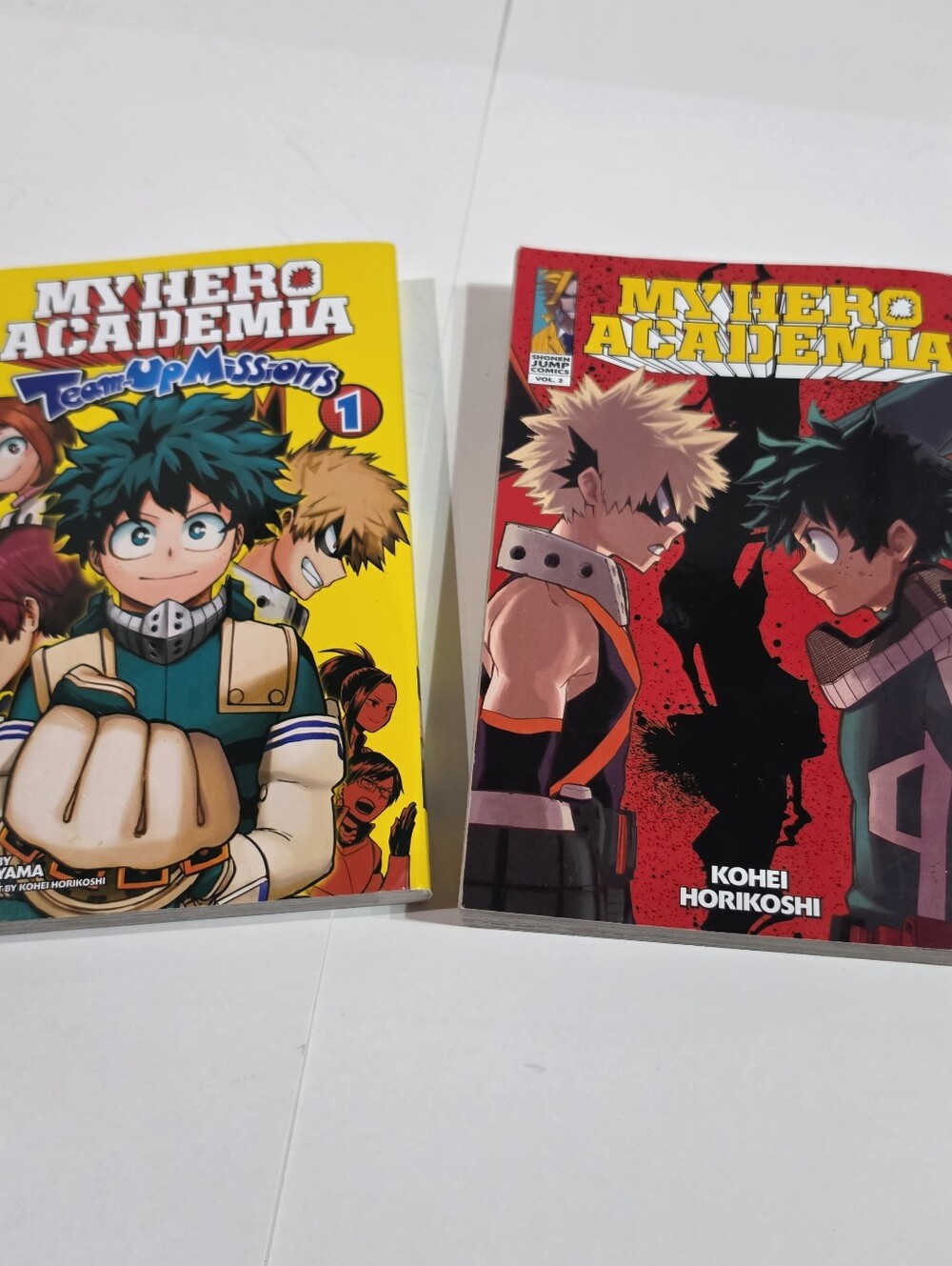 My Hero Academia Manga Lot - Volume 2 & Team-Up Missions Vol 1 | Shonen Jump